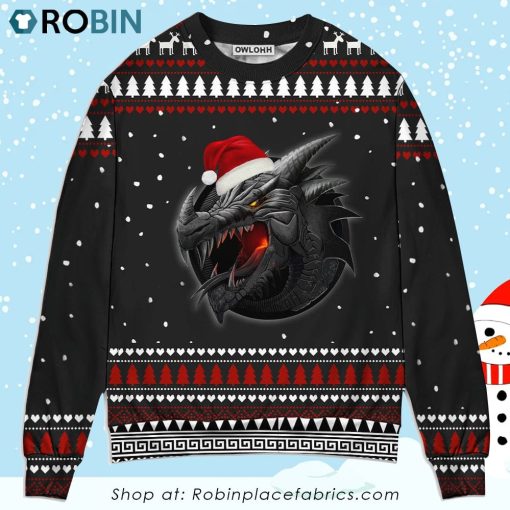 Dragon Merry Christmas Stronger Ugly Christmas Sweater