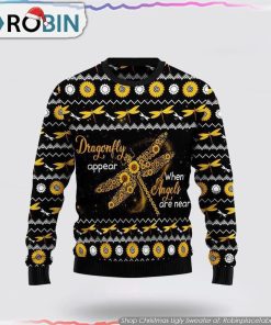 Dragonfly Sunflower Christmas Ugly Sweater Gift Sweater Gifts For Pet Lover Dragonfly Sunflower Christmas Ugly Sweater Gift Sweater Gifts For Pet Lover