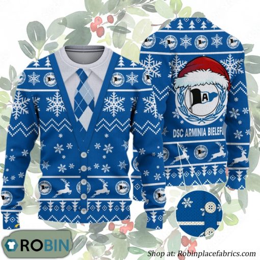 DSC Arminia Bielefeld Bundesliga Team Ugly Christmas Sweater