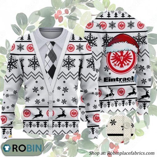 Eintracht Frankfurt Bundesliga Team Ugly Christmas Sweater