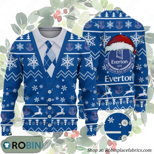 Everton FC Premier League Ugly Christmas Sweater