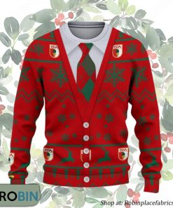FC Augsburg Bundesliga Team Ugly Christmas Sweater