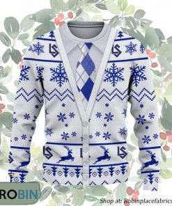 FC Lausanne-Sport Swiss Football League Ugly Christmas Sweater FC Lausanne-Sport Swiss Football League Ugly Christmas Sweater