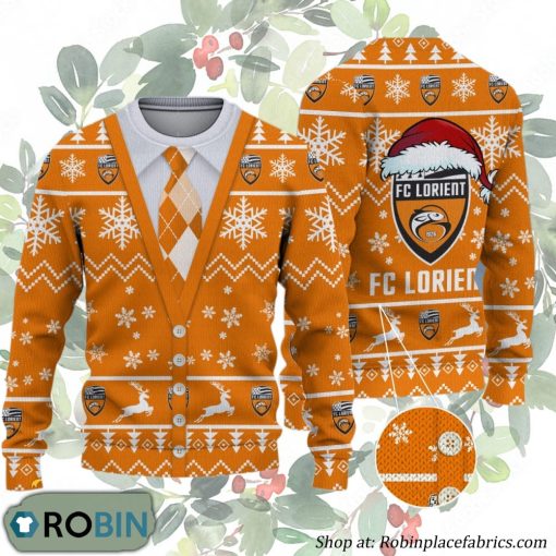 FC Lorient Ligue 1 & Ligue 2 Ugly Christmas Sweater