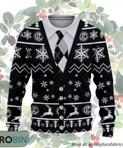 FC Lugano Swiss Football League Ugly Christmas Sweater