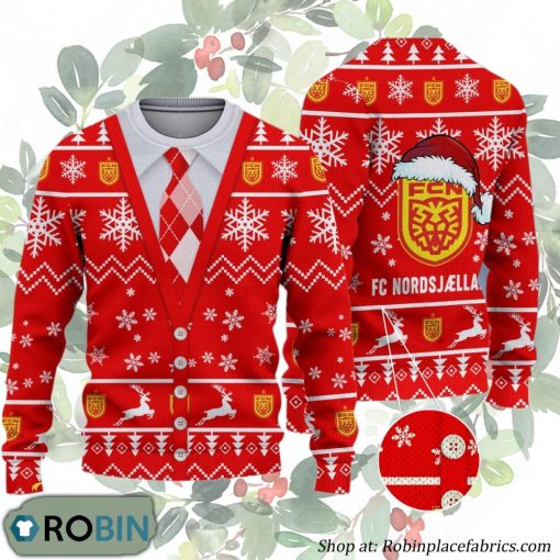 FC Nordsjælland Superliga Ugly Christmas Sweater