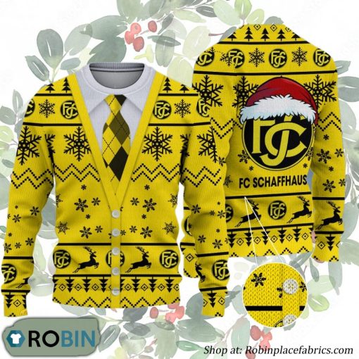 FC Schaffhausen Swiss Football League Ugly Christmas Sweater