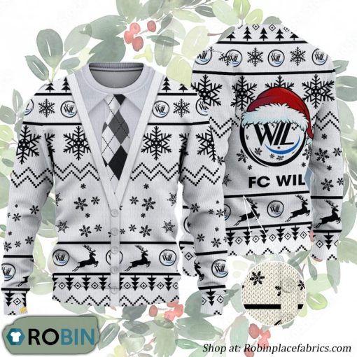FC Wil Swiss Football League Ugly Christmas Sweater