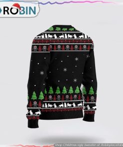 Festive Cat Skull Santa Sweater Trendy & Ugly Christmas Fashion Festive Cat Skull Santa Sweater Trendy & Ugly Christmas Fashion