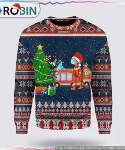Firefighter Presents Ugly Christmas Sweater Christmas Gifts For Firefighters