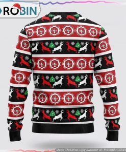 Fireman Firefighter Ugly Christmas Sweater Christmas Gifts For Firefighters