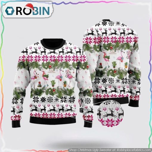 Flamingo Christmas Ugly Christmas Sweater
