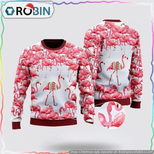 Flamingo Fa La La La Mingo Christmas Ugly Christmas Sweater