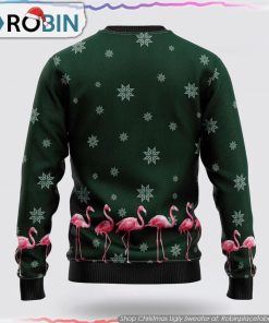 Flamingo Merry Flockin Christmas Christmas Ugly Sweater