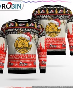 Florida Orlando Fire Dept 3D Ugly Christmas Sweater Christmas Gifts For Firefighters