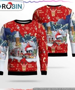 Florida Sarasota County Fire Dept Ugly Christmas Sweater Christmas Gifts For Firefighters