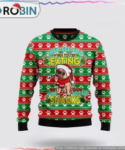 French Bulldog See You Eating Snacks Ugly Christmas Sweater Pet Lover Christmas Sweater