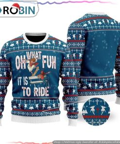 Funny Jesus Ride Skateboarding With Satan Ugly Christmas Sweater Gifts For Christians