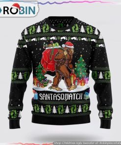 Get Festive With Bigfoot Santasquatch Ugly Christmas Sweater Gifts For Bigfoot Lovers Get Festive With Bigfoot Santasquatch Ugly Christmas Sweater Gifts For Bigfoot Lovers