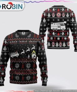 Get Festive With Firefighter Fire Dept Ugly Christmas Sweater Christmas Gifts For Firefighters