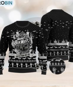 Going Our Way The Haunted Mansion Ugly Halloween Sweater Black Gift For Men And Women Going Our Way The Haunted Mansion Ugly Halloween Sweater Black Gift For Men And Women