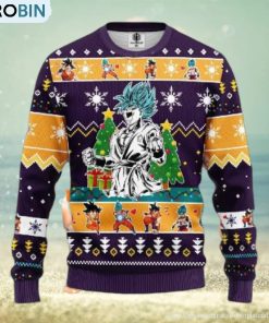 goku-blue-dragon-ball-anime-ugly-christmas-sweater-1