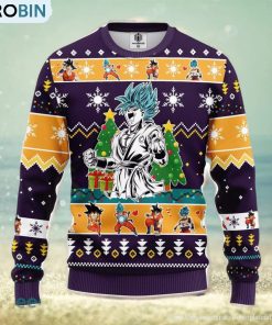 Goku Blue Dragon Ball Ugly Christmas Sweater Amazing Gift Men And Women Christmas Gift Goku Blue Dragon Ball Ugly Christmas Sweater Amazing Gift Men And Women Christmas Gift