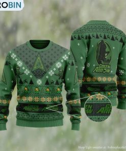Green Arrow Ugly Christmas Sweater