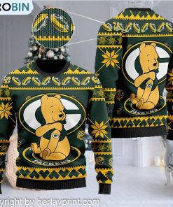 green-bay-packers-nfl-american-football-team-logo-cute-winnie-the-pooh-bear-3d-ugly-christmas-sweater-3