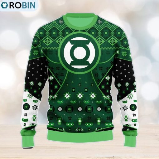 Green Lantern Ugly Christmas 3D Sweater Christmas Gift For Men And Women