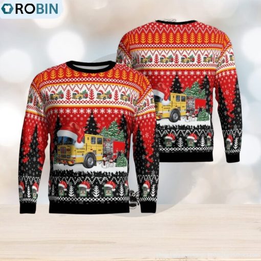 Greensburg Hose Co. 1 Christmas Aop Ugly Sweater 3D Gift For Men, Women