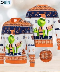 grinch-chicago-bears-3d-ugly-christmas-sweater-1