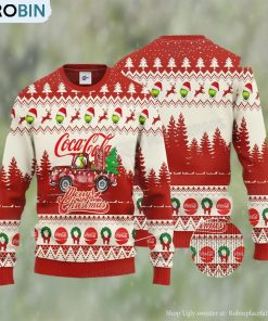 Grinch Coca Cola Merry Christmas Ugly Christmas Sweater Funny Gift