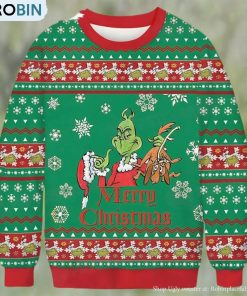 Grinch Merry Christmas Ugly Christmas Sweater Gift For Family