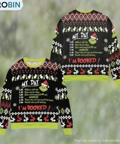 Grinch My Day Ugly Christmas Sweater Funny Gift