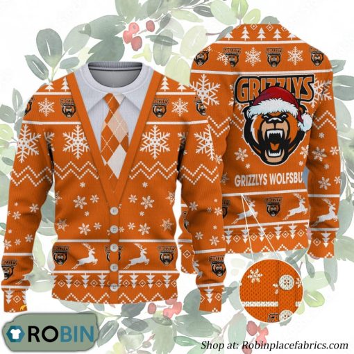 Grizzlys Wolfsburg Ugly Christmas Sweater