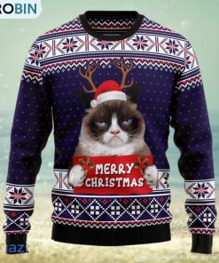 Grumpy Cat Merry Christmas Xmas Santa Hat 3D Sweater Gift For Christmas Matching Family Shirts For Christmas Grumpy Cat Merry Christmas Xmas Santa Hat 3D Sweater Gift For Christmas Matching Family Shirts For Christmas