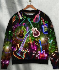 Guitar All You Need Is A Guitar Sweater Ugly Christmas Sweater