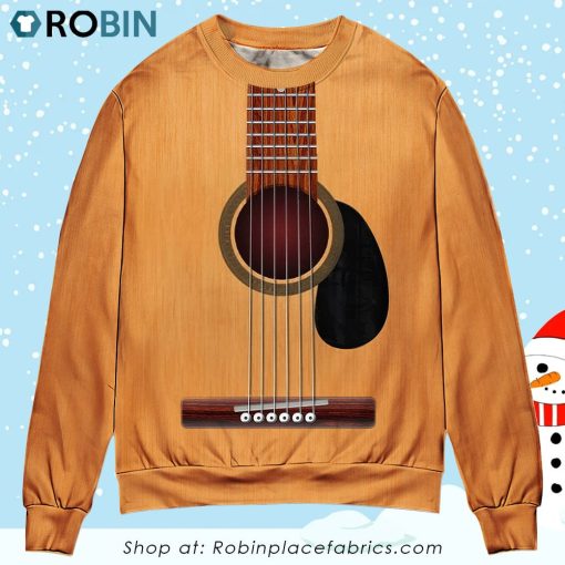 Guitar Amazing Music Basic Guitar Ugly Christmas Sweater
