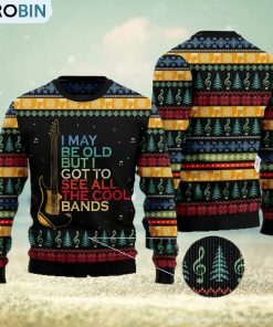 guitar-old-vintage-christmas-gift-ugly-christmas-sweater-xmas-holiday-1