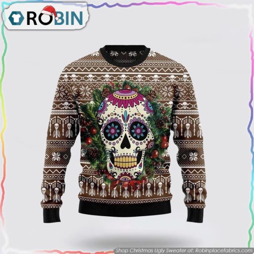 Halloween Awesome Skull Ugly Christmas Sweater