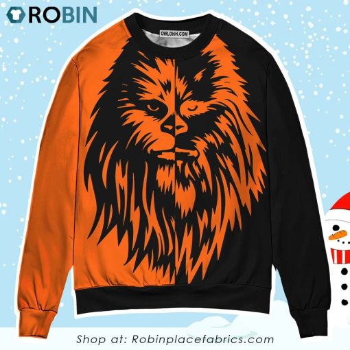 Halloween Costumes Star Wars Chewbacca Two-Faced Sweater