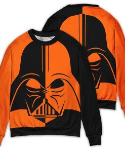 Halloween Costumes Star Wars Darth Vader Two-Faced 3D Christmas Sweater
