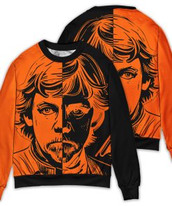 Halloween Costumes Star Wars Luke Skywalker Two-Faced AOP Christmas Sweater