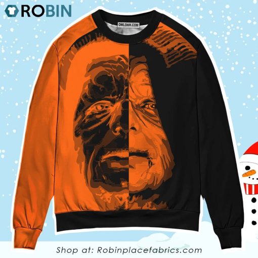 Halloween Costumes Star Wars Palpatine Two-Faced Sweater