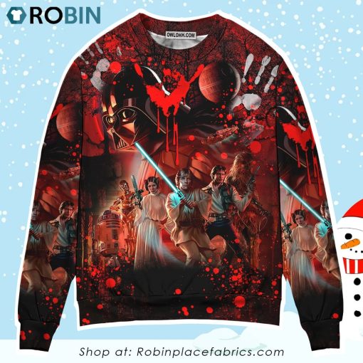 Halloween Star Wars Horror Blood Scary Sweater