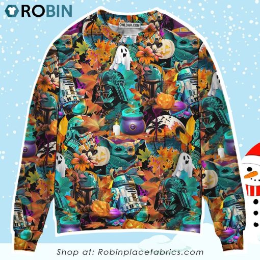 Halloween Star Wars Special Synthwave Sweater