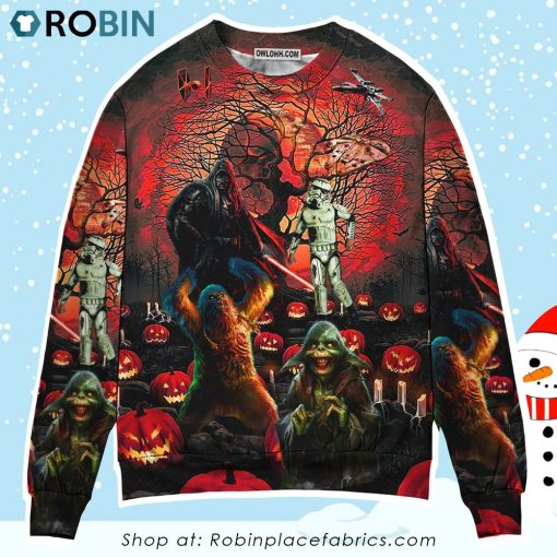 Halloween Starwars Creepy Scare Sweater