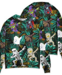 Halloween Starwars Dabbing Skeleton Zombie Sweater