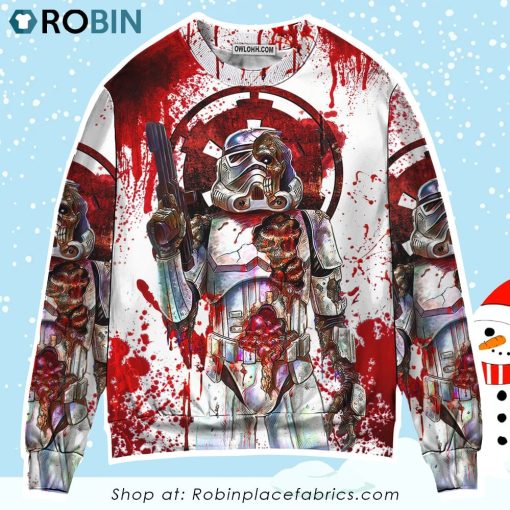 Halloween Starwars Stormtrooper Those Things’ll Kill You Sweater